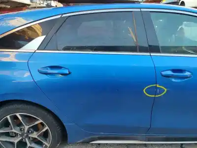 Peça sobressalente para automóvel em segunda mão porta do automóvel traseira direita por kia pro_ceed gt line 120 cv / 88 kw referências oem iam 77004j7700