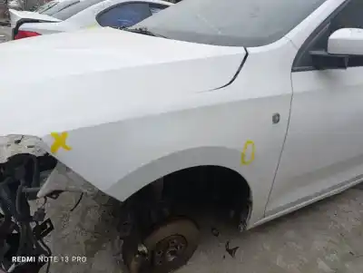 Second-hand car spare part left front fin for skoda rapid ambition oem iam references 5ja821021c