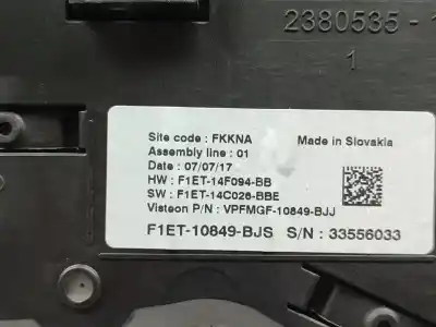 Автозапчастина б/у панель інструментів для ford focus lim. st-line посилання на oem iam f1et10849bjs  