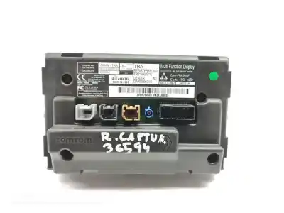 Second-hand car spare part multifunction display for renault captur life oem iam references 259157606r  