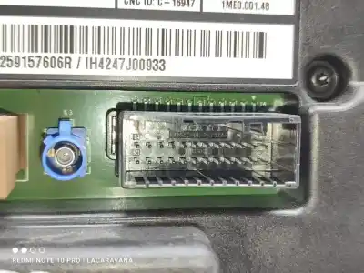 Second-hand car spare part multifunction display for renault captur life oem iam references 259157606r  