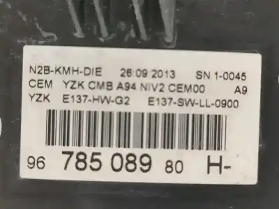 Peça sobressalente para automóvel em segunda mão quadrante por peugeot 2008 (--.2013->) active referências oem iam 9678508980  
