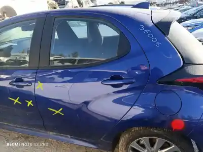 Peça sobressalente para automóvel em segunda mão porta do automóvel traseira esquerda por toyota yaris (xp21) hybrid style referências oem iam 67004k0060