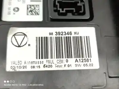 Second-hand car spare part multifunction display for citroen c3 c-series 81 cv / 60 kw oem iam references 9838155680  