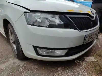 Second-hand car spare part front bumper for skoda rapid ambition oem iam references 5ja807221f  