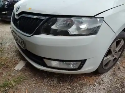 Second-hand car spare part front bumper for skoda rapid ambition oem iam references 5ja807221f  