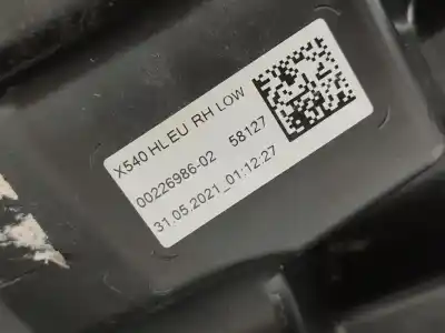 Second-hand car spare part right headlight for jaguar e-pace basis oem iam references j9c28586  