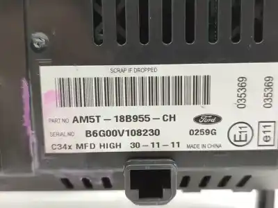 Автозапчасти б/у многофункциональный дисплей за ford c-max trend ссылки oem iam am5t18b955cl  