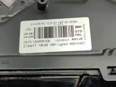 Second-hand car spare part left headlight for ford mondeo lim. titanium oem iam references ds7313w030eb  