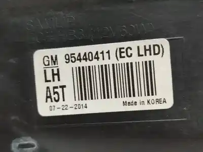 Автозапчастина б/у ліва фара для opel mokka edition ecoflex посилання на oem iam 95440411  