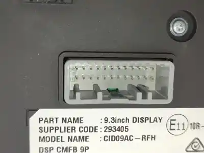 Second-hand car spare part multifunction display for renault arkana (eu version) equilibre oem iam references 280912259r  
