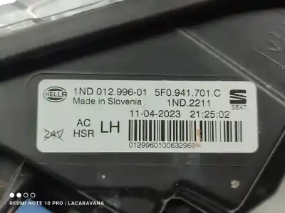 Second-hand car spare part left fog light for seat leon (kl1) fr oem iam references 5f0941701c