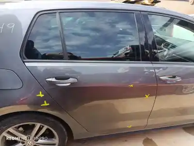 Peça sobressalente para automóvel em segunda mão PORTA DO AUTOMÓVEL TRASEIRA DIREITA por VOLKSWAGEN GOLF VII LIM. (BQ1)  Referências OEM IAM 5G4833056AC  