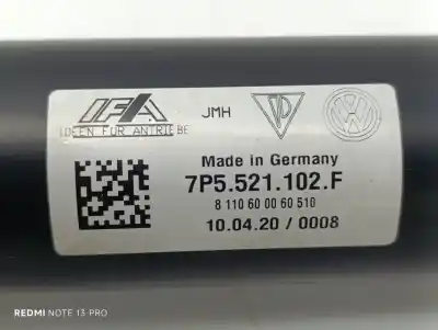 Автозапчасти б/у центральная трансмиссия за porsche cayenne (typ 9pa1) turbo ссылки oem iam 7p5521102f  