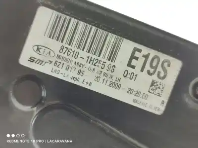 Peça sobressalente para automóvel em segunda mão espelho retrovisor esquerdo por kia cee´d drive referências oem iam 876101h255  