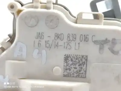 Автозапчастина б/у замок заднього правого дверя для audi a4 b8 (8k2) 2.0 tdi посилання на oem iam 8k0839016c  