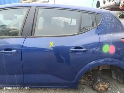 Second-hand car spare part rear left door for dacia sandero iii expression oem iam references 821016131r