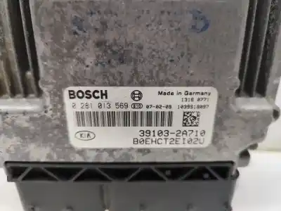 Second-hand car spare part ecu engine control for kia cee'd fastback (ed) 1.6 crdi 115 oem iam references 0281013569  