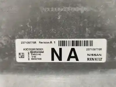 Автозапчастина б/у ебу контролер двигуна для renault captur life посилання на oem iam 237109775r Автозапчастина б/у ебу контролер двигуна для renault captur life посилання на oem iam 237109775r