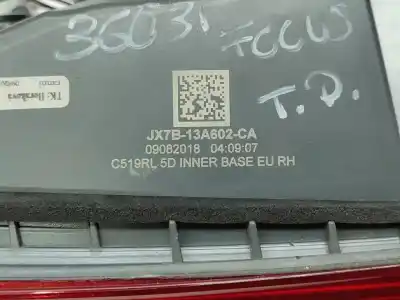 Second-hand car spare part interior rear right light for ford focus titanium oem iam references jx7b13a602ca  