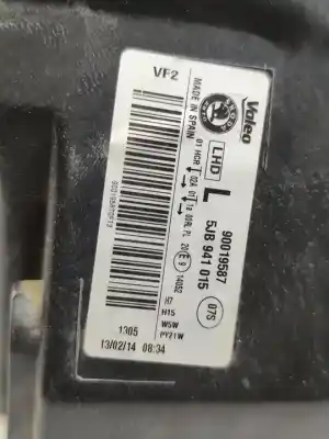 Second-hand car spare part left headlight for skoda rapid active oem iam references 5jb941015  