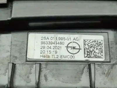 Pièce détachée automobile d'occasion FEU ARRIÈRE GAUCHE INTÉRIEUR pour OPEL MOKKA  Références OEM IAM 9833944480  