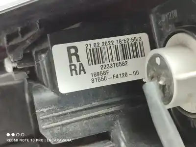 Gebrauchtes Autoersatzteil Heckleuchte Rechts zum TOYOTA C-HR Hybrid Active OEM-IAM-Referenzen 81550F4120  