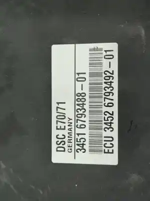 Piesă de schimb auto la mâna a doua abs pentru bmw x6 (e71) xdrive40d referințe oem iam 34516780126  