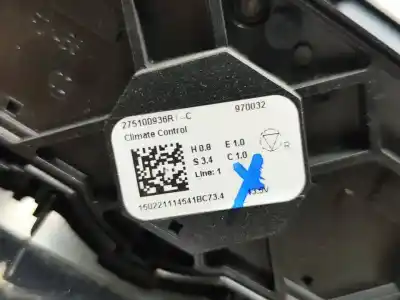 Автозапчастина б/у клімат-контроль для renault captur ii intens 91 cv / 67 kw посилання на oem iam 275100936r  
