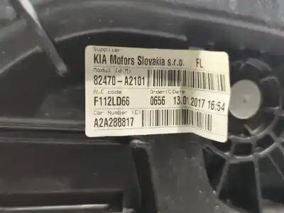 Second-hand car spare part driver left window regulator for kia cee´d business oem iam references 82470a2101  