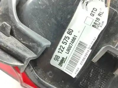 Second-hand car spare part left tailgate light for citroen c3 feel oem iam references 9812257580  