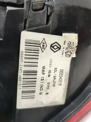 Автозапчасти б/у левый задний фонарь за renault clio iv technofeel ссылки oem iam 265554091r