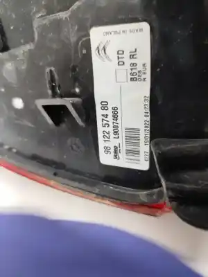 Second-hand car spare part right tailgate light for citroen c3 live oem iam references 9812257480  