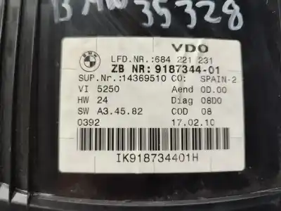 Peça sobressalente para automóvel em segunda mão quadrante por bmw serie 3 coupe (e92) 320d xdrive referências oem iam 918734401  