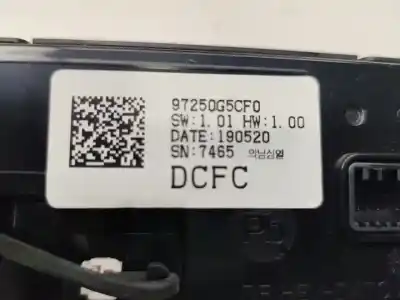 Second-hand car spare part climate control for kia niro drive oem iam references 97250g5cf0  