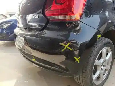 İkinci el araba yedek parçası ARKA TAMPON için VOLKSWAGEN POLO V (6R1, 6C1)  OEM IAM referansları 6R6807421BK  