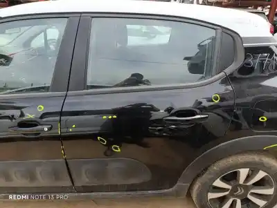 Автозапчасти б/у ЗАДНЯЯ ЛЕВАЯ ДВЕРЬ за CITROEN C3  ссылки OEM IAM 9812716780  