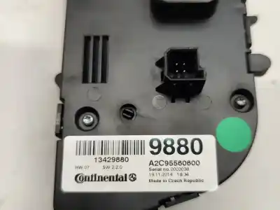 Second-hand car spare part heating / air conditioning control panel for opel mokka edition ecoflex oem iam references 13429880  