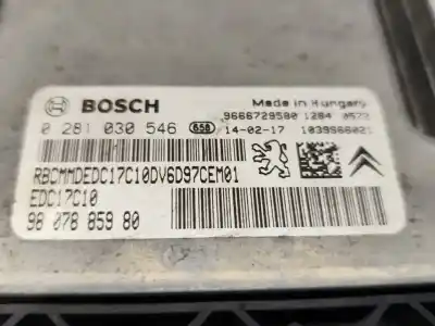 Second-hand car spare part ecu engine control for peugeot 2008 (--.2013->) active oem iam references 0281030546  