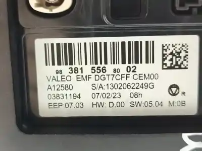 Second-hand car spare part multifunction display for citroen c3 (08.2016->) 1.2 elle [1.2 ltr. - 81 kw 12v e-thp / puretech] oem iam references 9838155680  