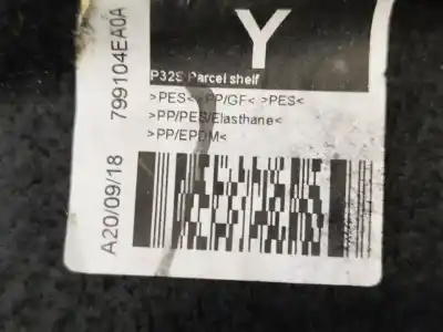 Piesă de schimb auto la mâna a doua SUPORT PAHAR SPATE pentru NISSAN QASHQAI (J11)  Referințe OEM IAM 799104EA0A  