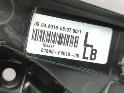 Автозапчастина б/у внутрішній лівий задній ліхар для toyota c-hr (x10) hybrid active 122 cv / 90 kw посилання на oem iam 81590f4010  