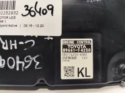 Автозапчастина б/у ебу контролер двигуна для toyota c-hr (x10) hybrid active 122 cv / 90 kw посилання на oem iam 89661f4250  