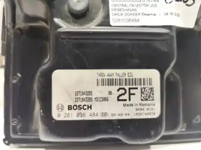 Second-hand car spare part ecu engine control for dacia dokker stepway essential oem iam references 0281036484  