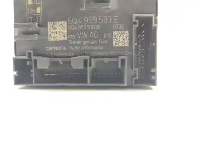 Second-hand car spare part electronic module for seat leon (5f1) style visio oem iam references 5q4959593e  