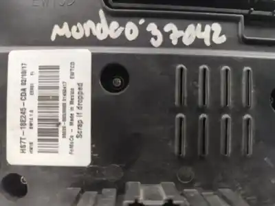 Peça sobressalente para automóvel em segunda mão comando de sofagem (chauffage / ar condicionado) por ford mondeo lim. titanium referências oem iam hs7t18e245cda  