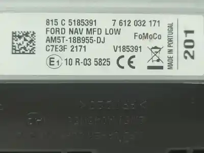Second-hand car spare part MULTIFUNCTION DISPLAY for FORD FOCUS LIM. (CB8) Sport OEM IAM references AM5T18B955DJ  