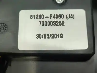 Автозапчастина б/у внутрішне світло для toyota c-hr (x10) hybrid active 122 cv / 90 kw посилання на oem iam 81260f4060  