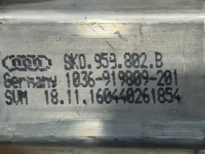 Автозапчастина б/у двигатель переднього правого скла для audi q3 (8ub, 8ug) 2.0 tdi посилання на oem iam 8k0959802b  