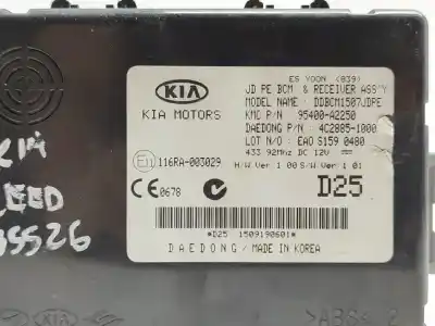 Second-hand car spare part electronic module for kia ceed ceed drive oem iam references 95400a2250  